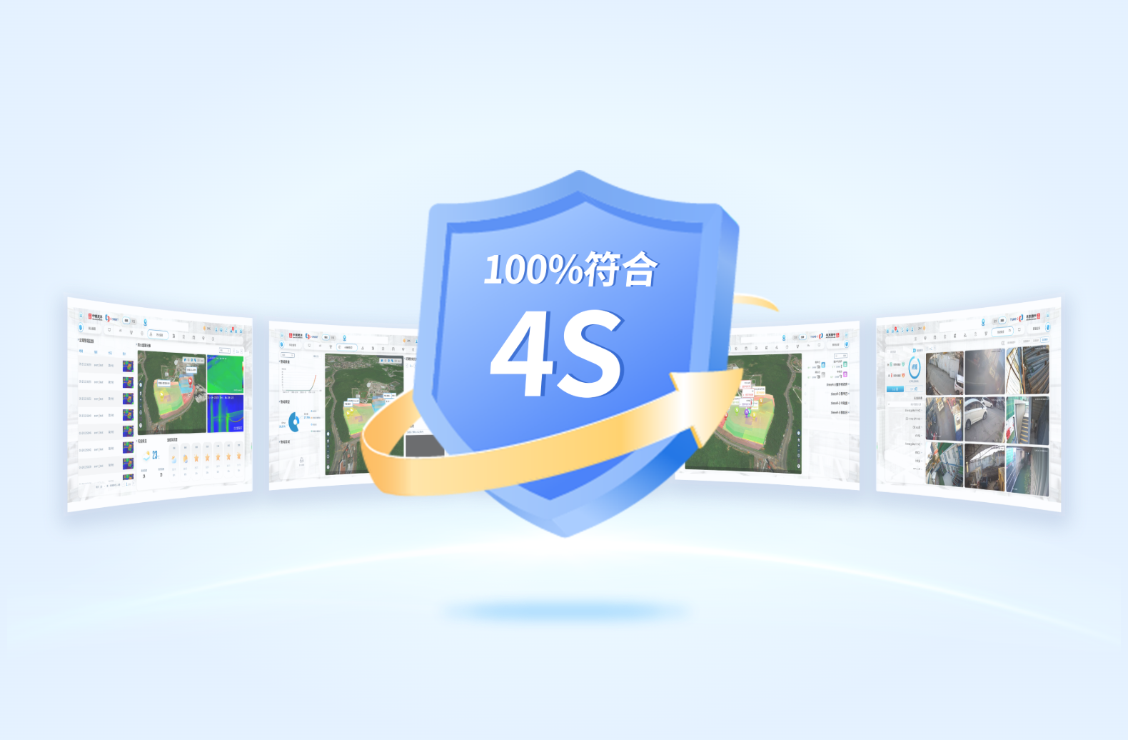 100% 滿足安全高效的 4S 管理標準